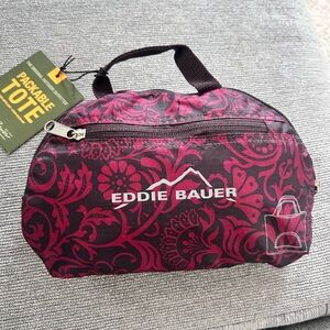 Eddie Bauer packable tote bag 35L NEW